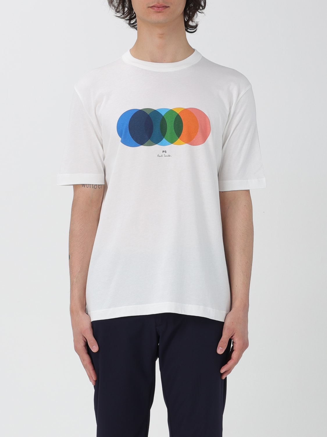 Giglio T-shirt PS Paul Smith in cotone biologico