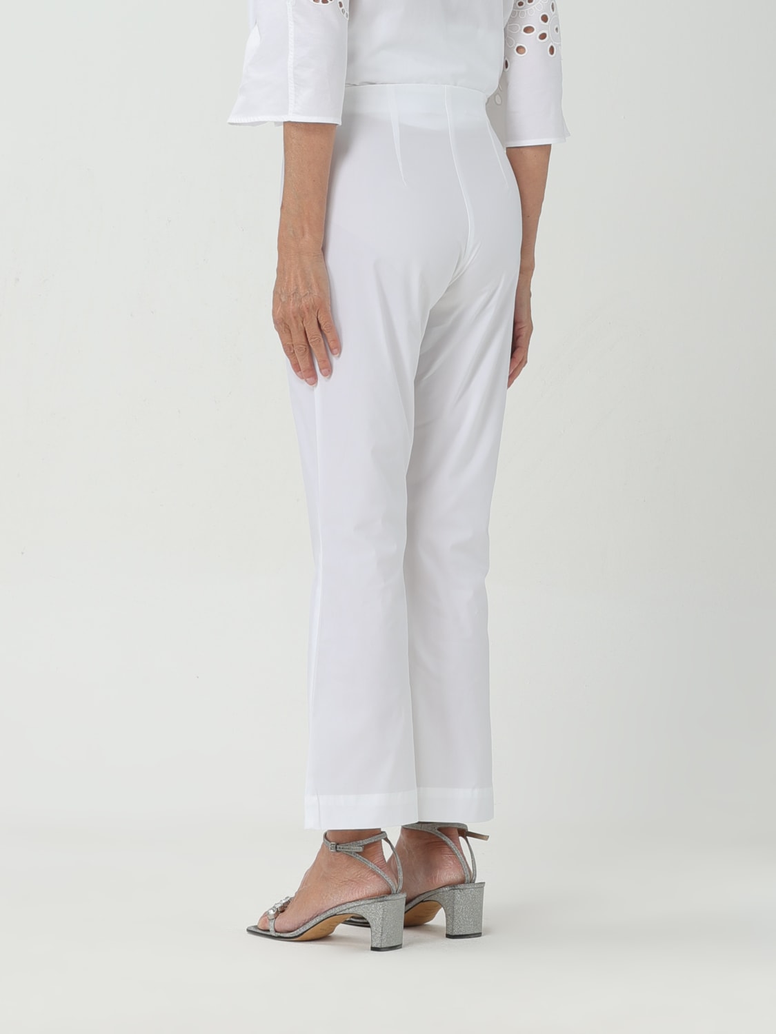 LIVIANA CONTI PANTS: Pants woman Liviana Conti, White - Img 3