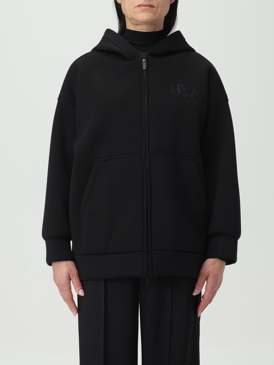 MAX MARA SWEATSHIRT: Sweatshirt woman Max Mara, Black - Img 1