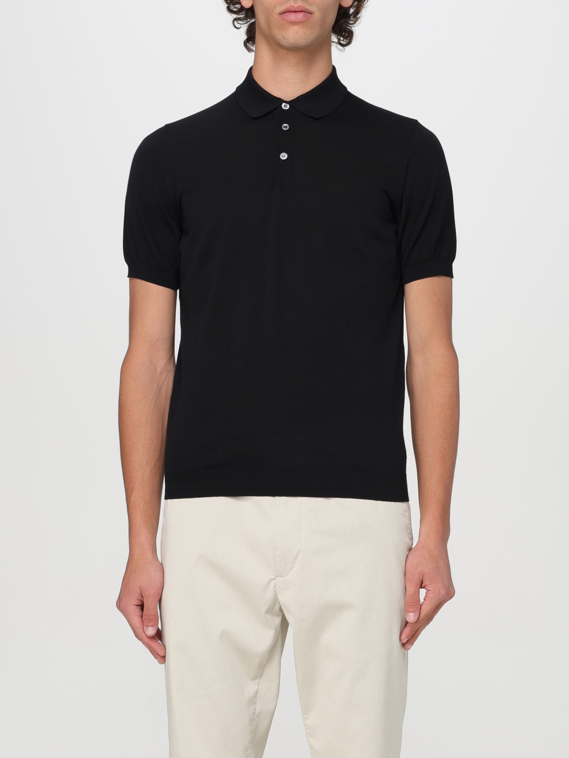 DRUMOHR POLO SHIRT: Polo shirt men Drumohr, Black - Img 1
