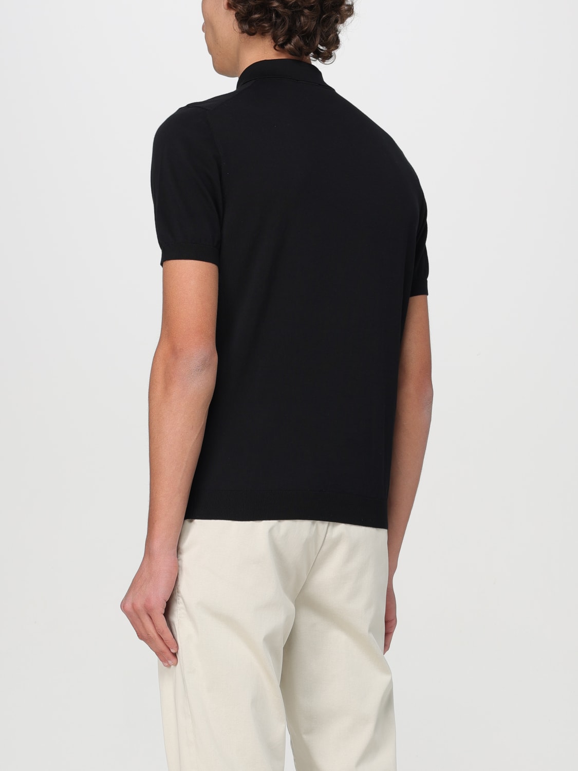 DRUMOHR POLO SHIRT: Polo shirt men Drumohr, Black - Img 2