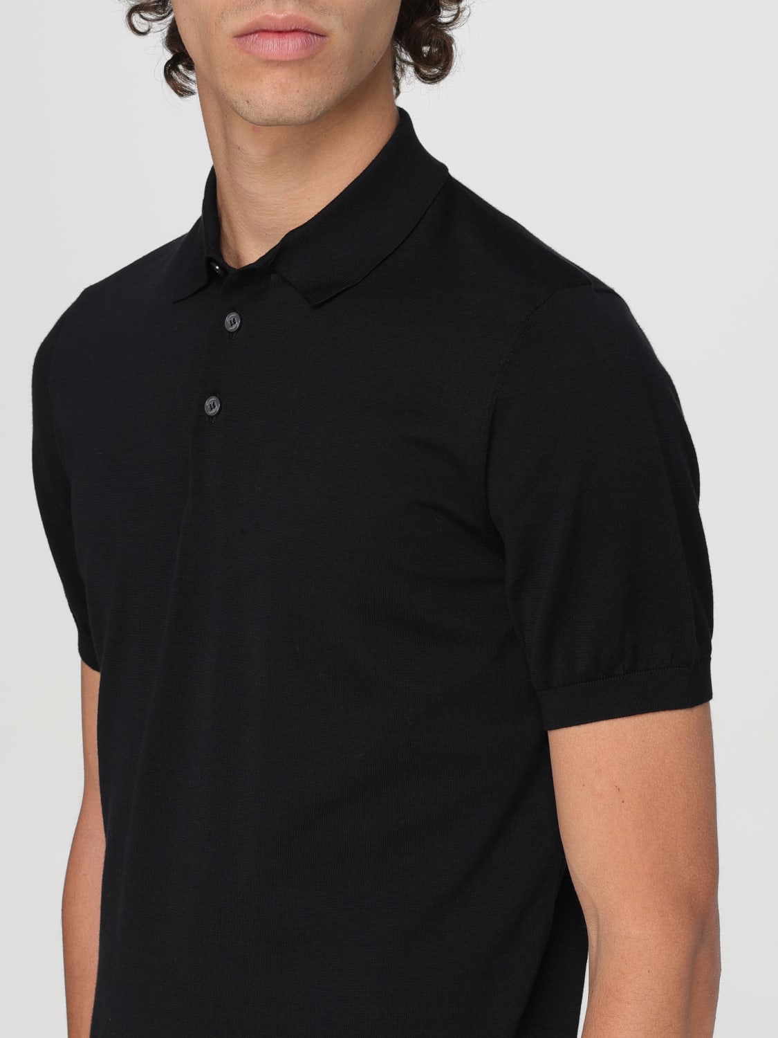 DRUMOHR POLO SHIRT: Polo shirt men Drumohr, Black - Img 3