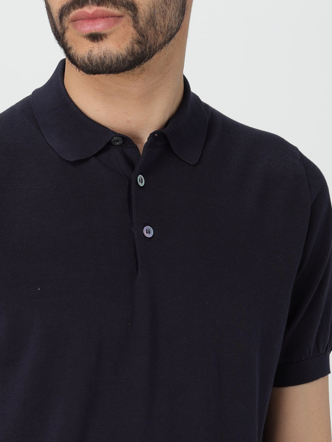 DRUMOHR POLO SHIRT: Polo shirt men Drumohr, Blue - Img 3