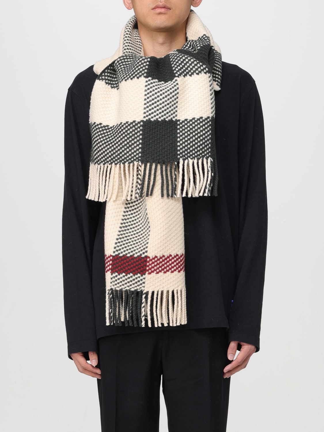 BURBERRY SCARF: Scarf men Burberry, Multicolor - Img 2