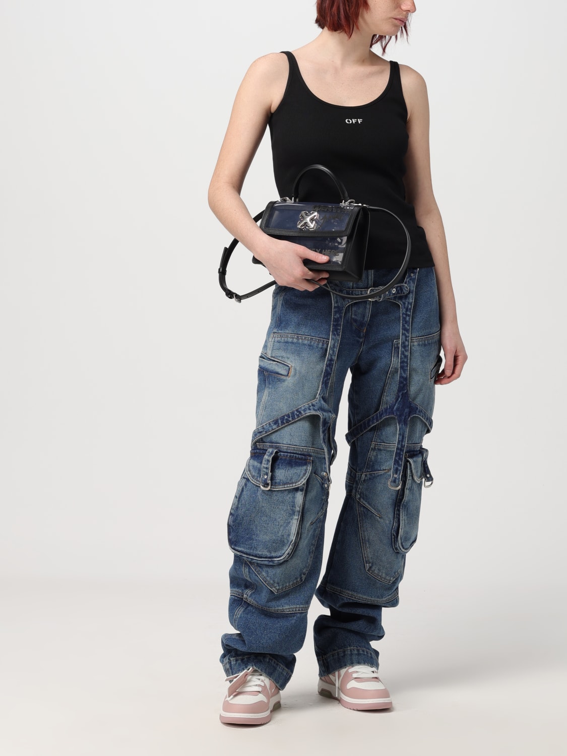 OFF-WHITE T-SHIRT: Top woman Off-white, Black - Img 2