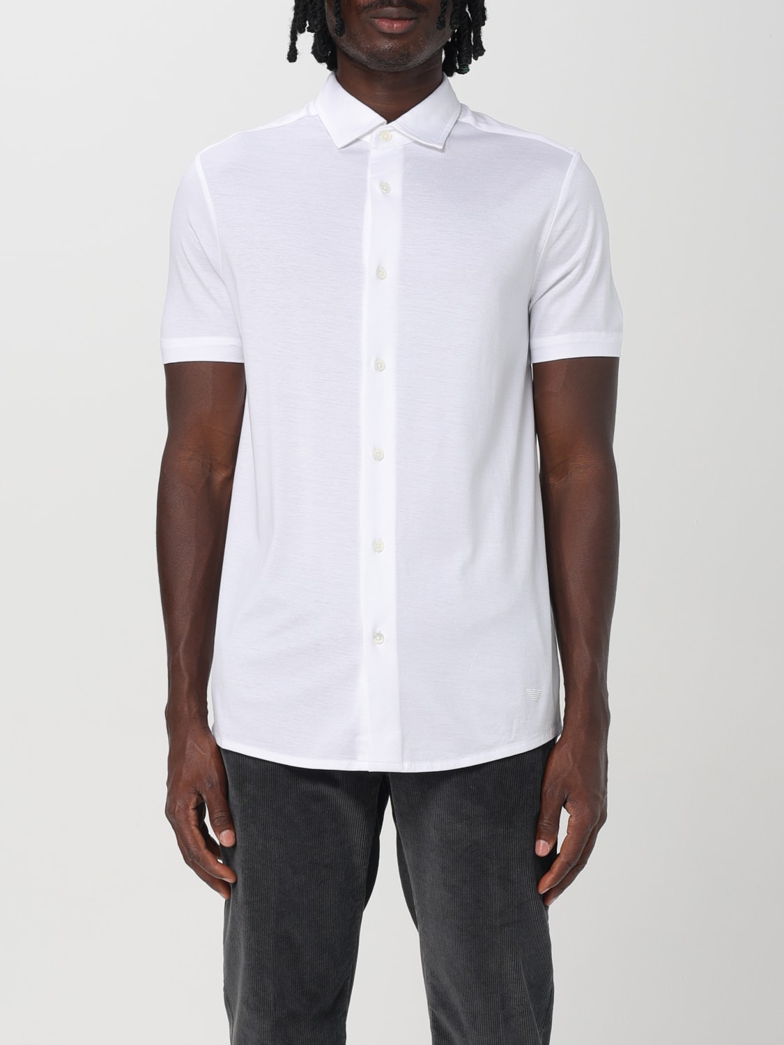 Giglio Camicia Emporio Armani in lyocell