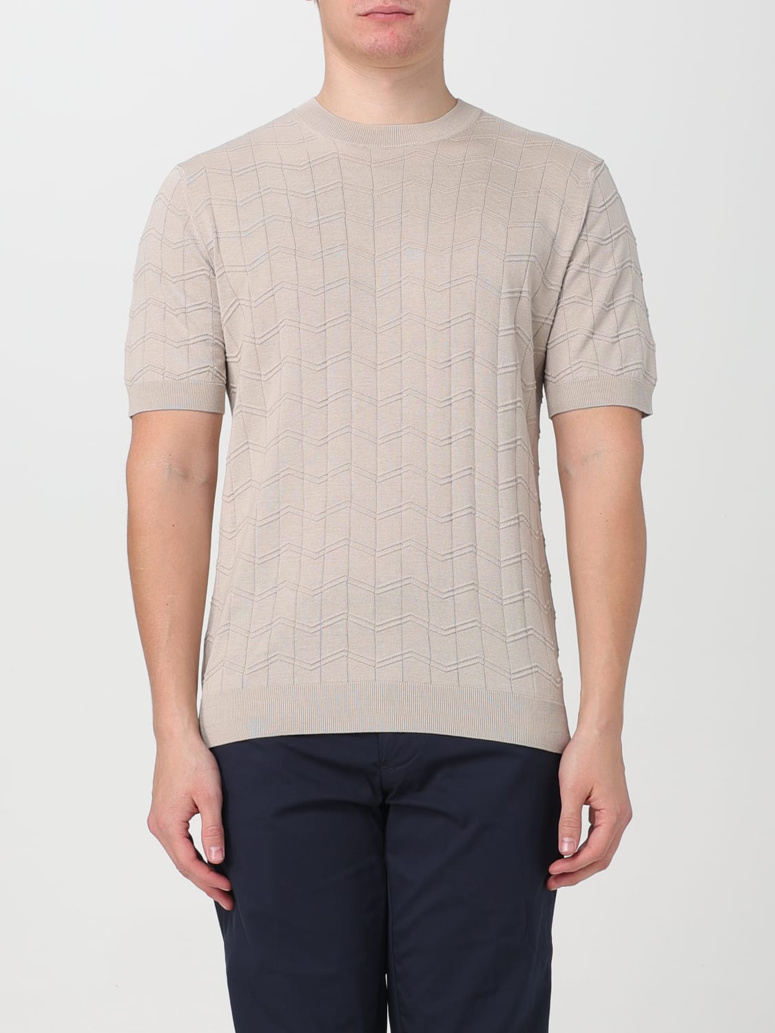 Giglio T-shirt Paolo Pecora in maglia di seta