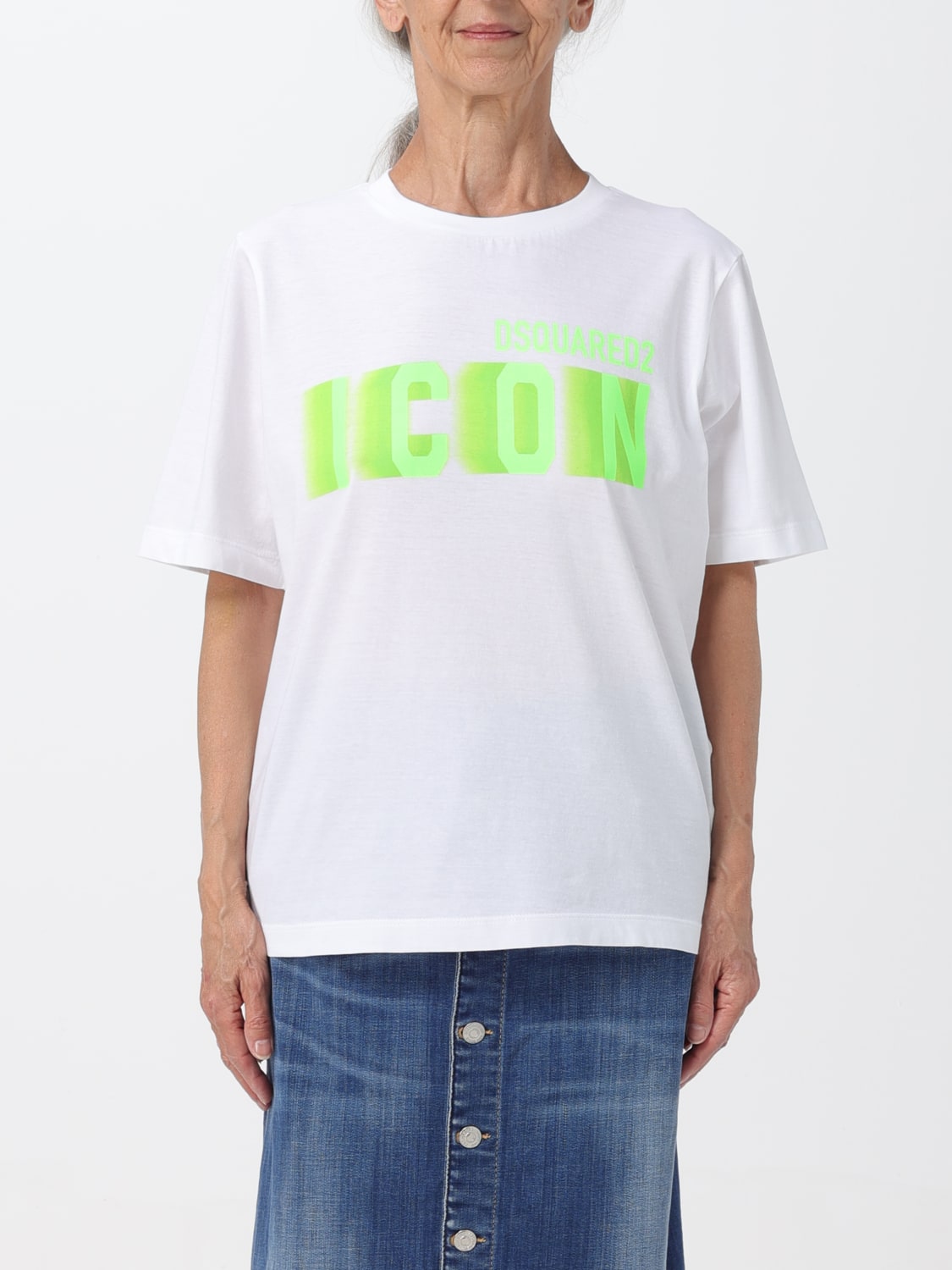 DSQUARED2 T-SHIRT: T-shirt woman Dsquared2, White - Img 1