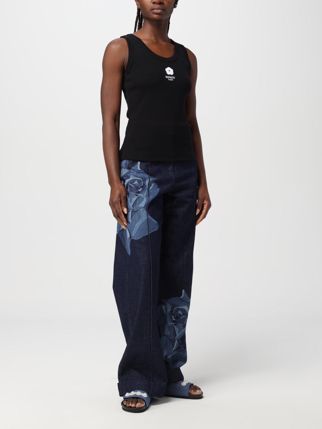 デニム・ジーパン KENZO Women Denim Pants FE52DP2276I7 BLUE KENZO: Jeans woman - Denim | Kenzo jeans FE52DP2276I7 online