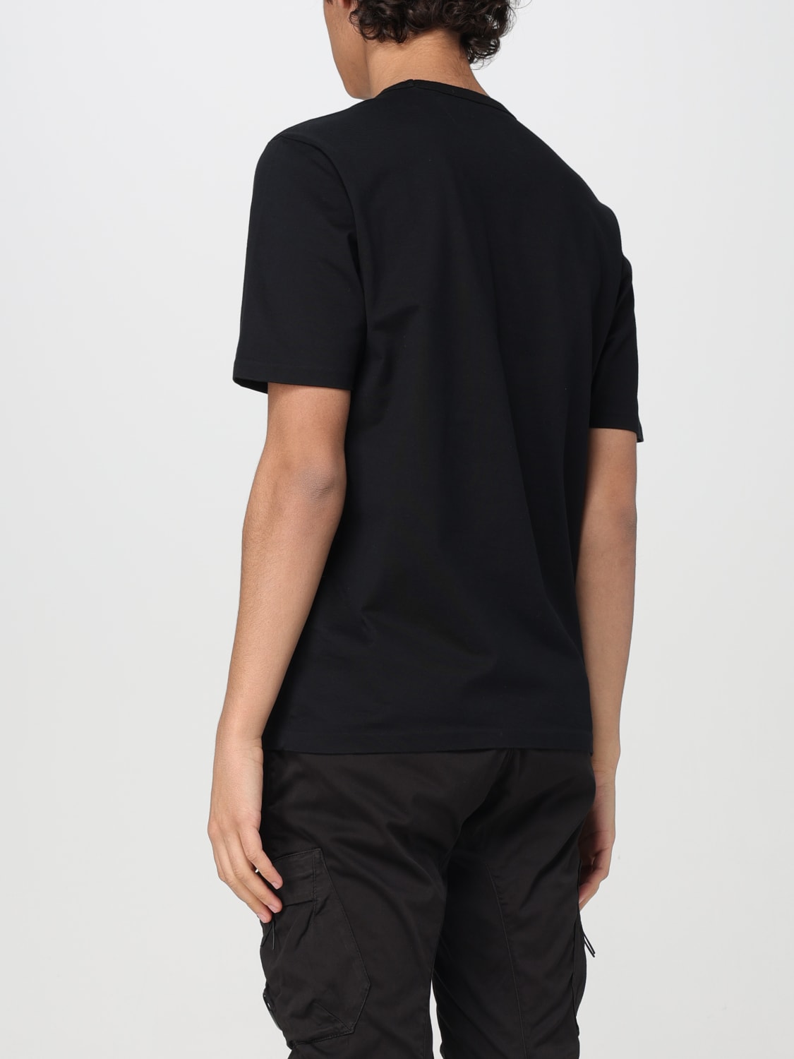 C.P. COMPANY T-SHIRT: T-shirt men C.P. Company, Black - Img 2