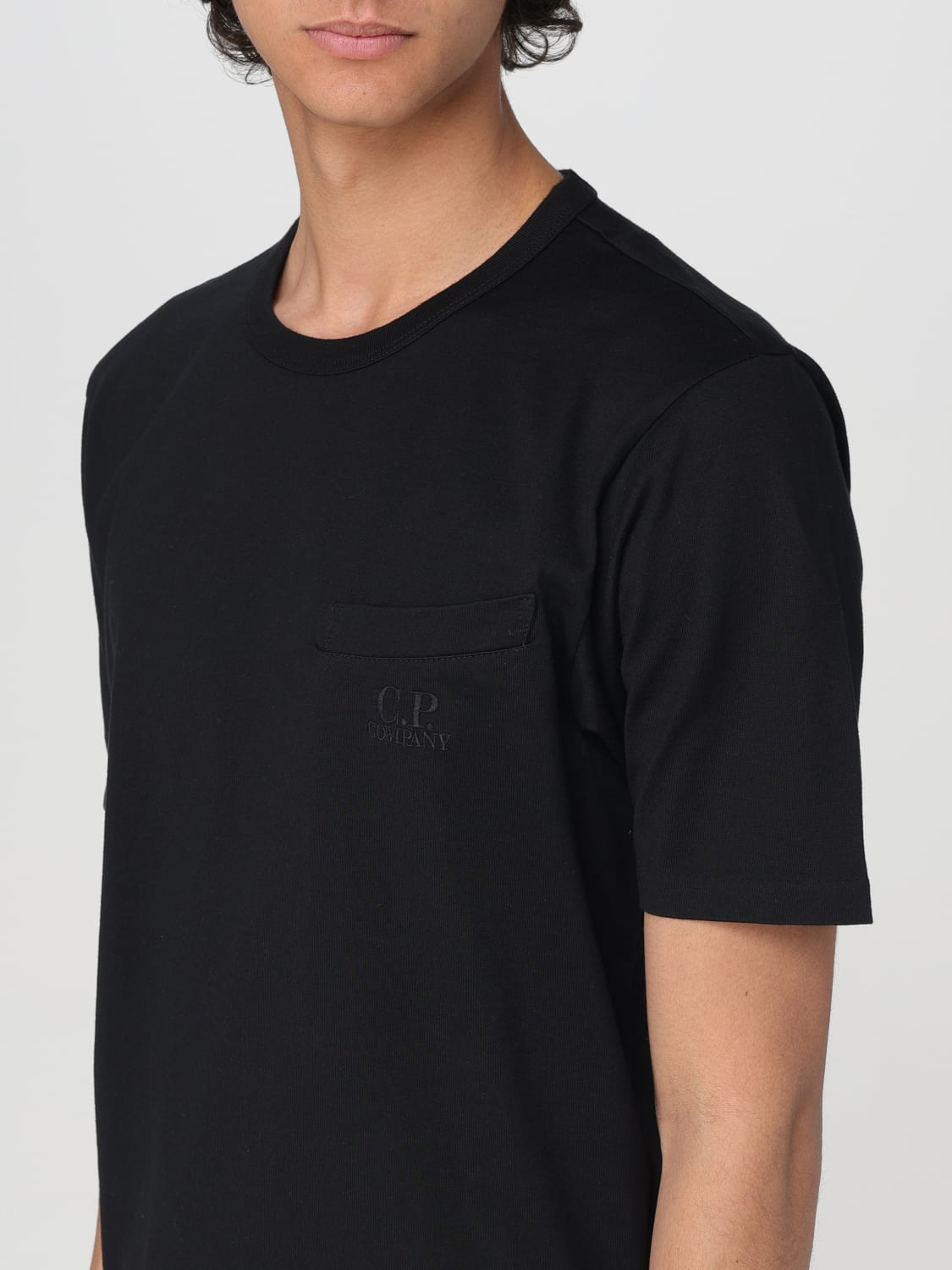 C.P. COMPANY T-SHIRT: T-shirt men C.P. Company, Black - Img 3