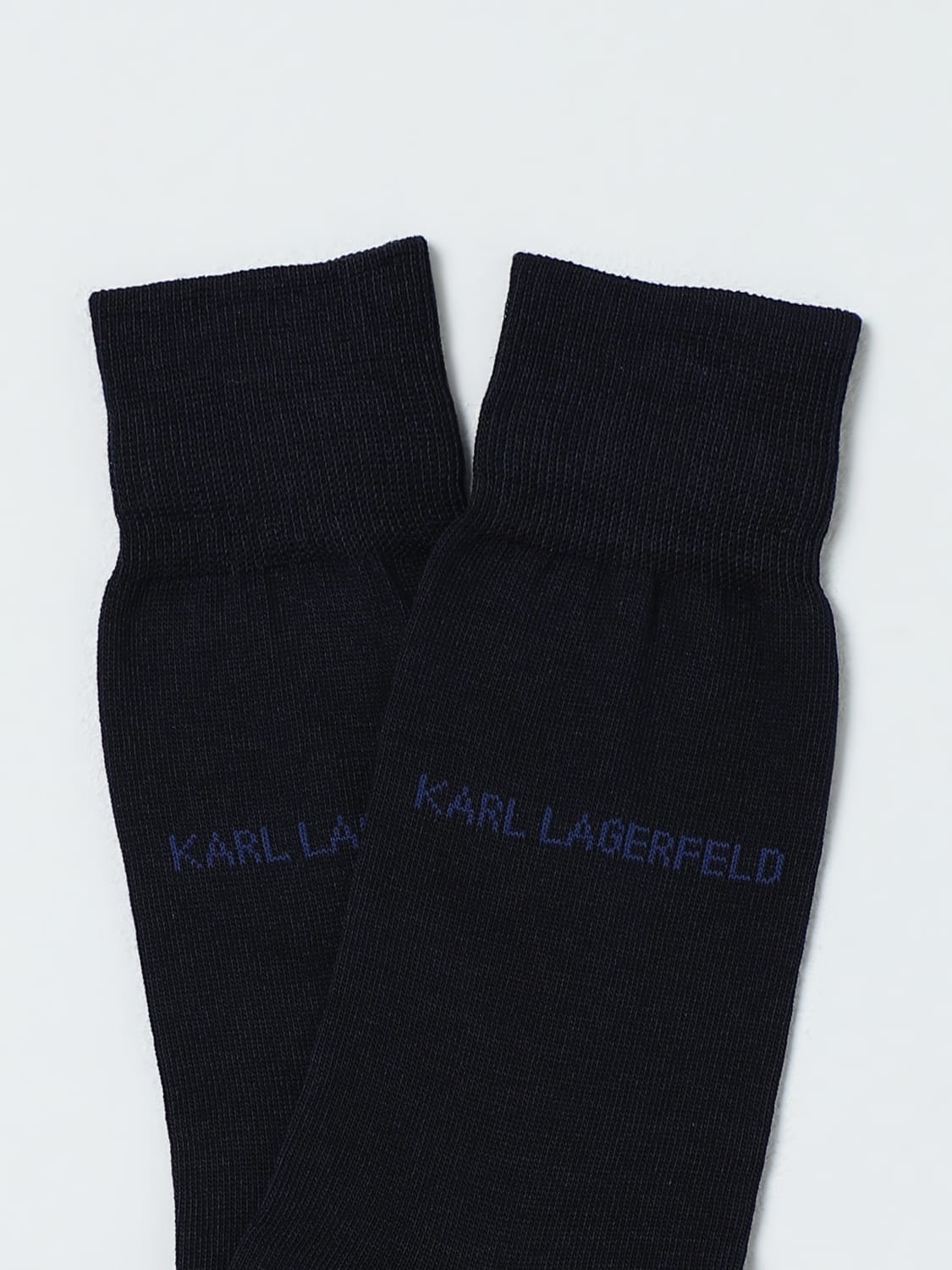 KARL LAGERFELD ソックス: ソックス メンズ Karl Lagerfeld, ブルー - Img 2