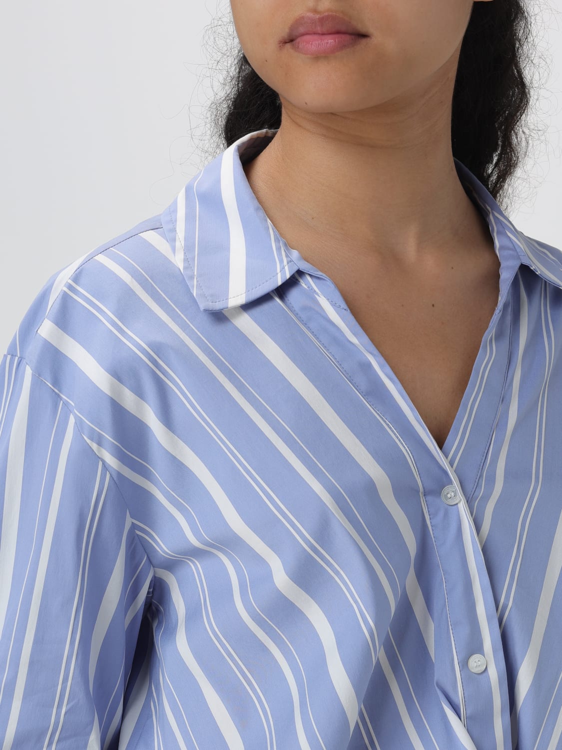 WOOLRICH CAMISA: Camisa mujer Woolrich, Azul Claro - Img 3