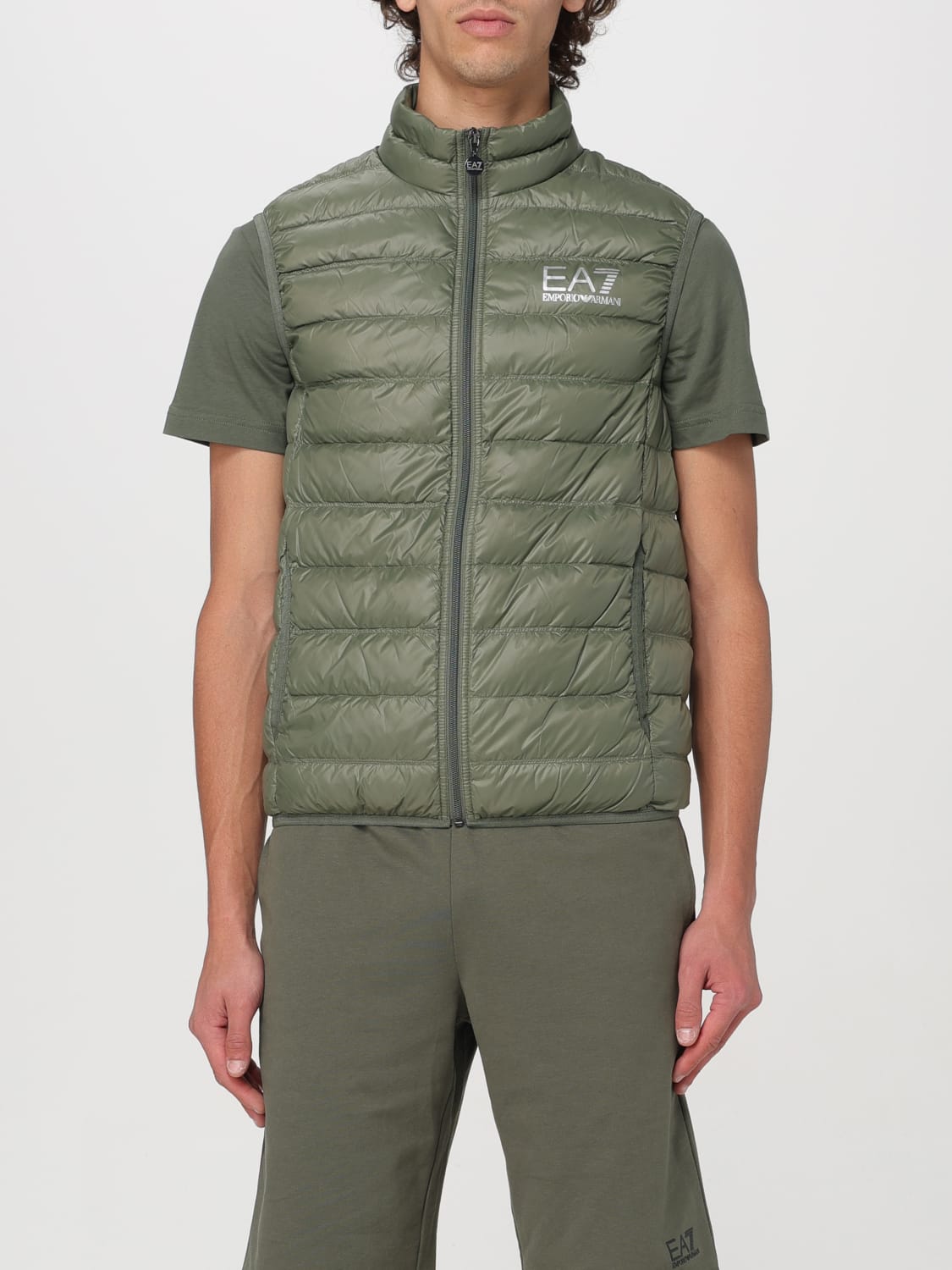 EA7 GILET: Veste homme Ea7, Vert - Img 1