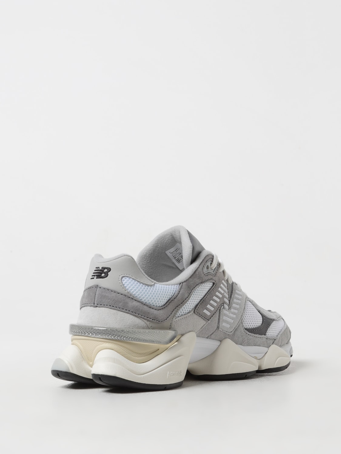 NEW BALANCE SNEAKERS: Sneakers 9060 New Balance in pelle e mesh , Grigio - Img 3