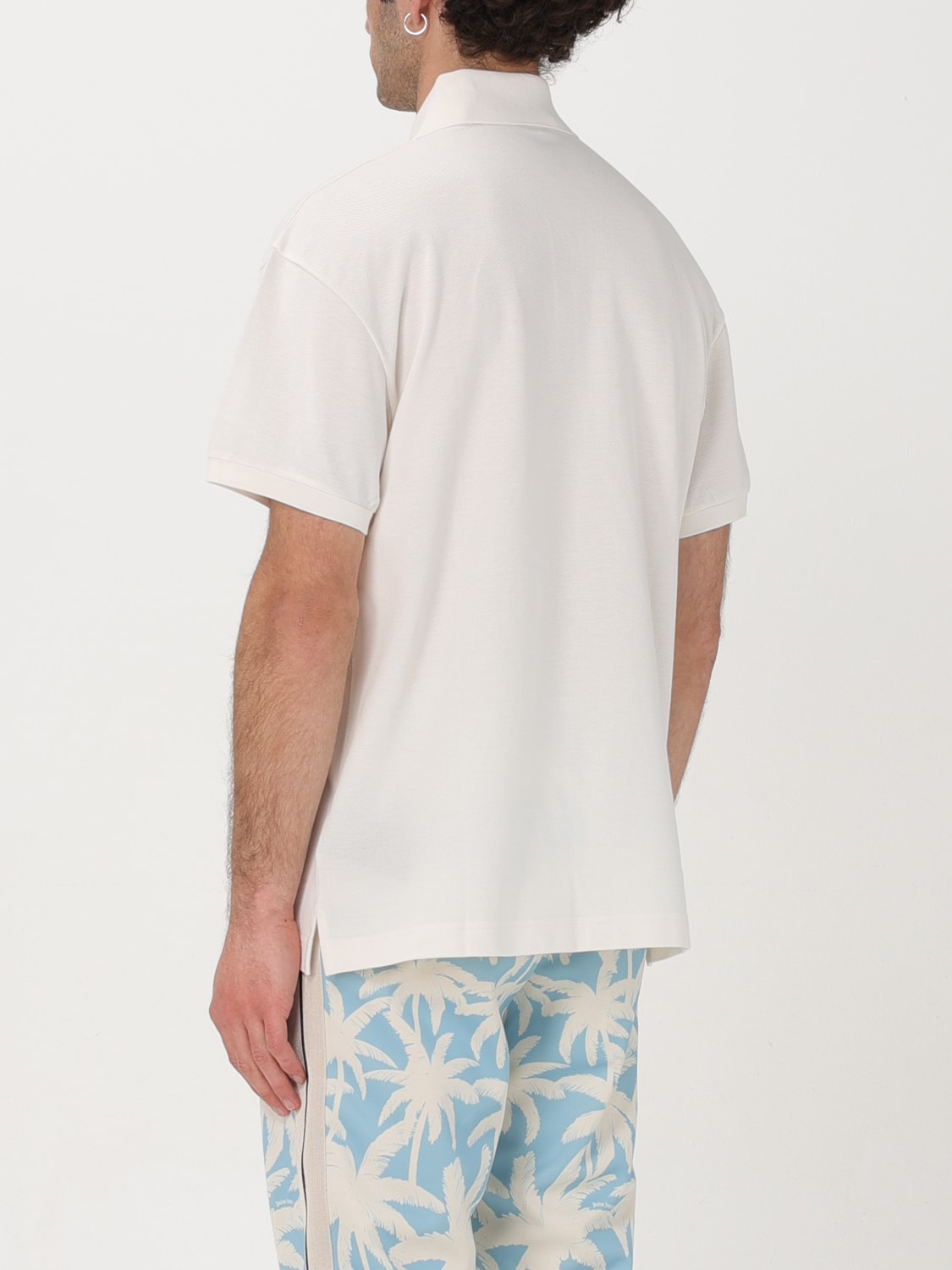 PALM ANGELS POLO: Polo homme Palm Angels, Blanc - Img 3