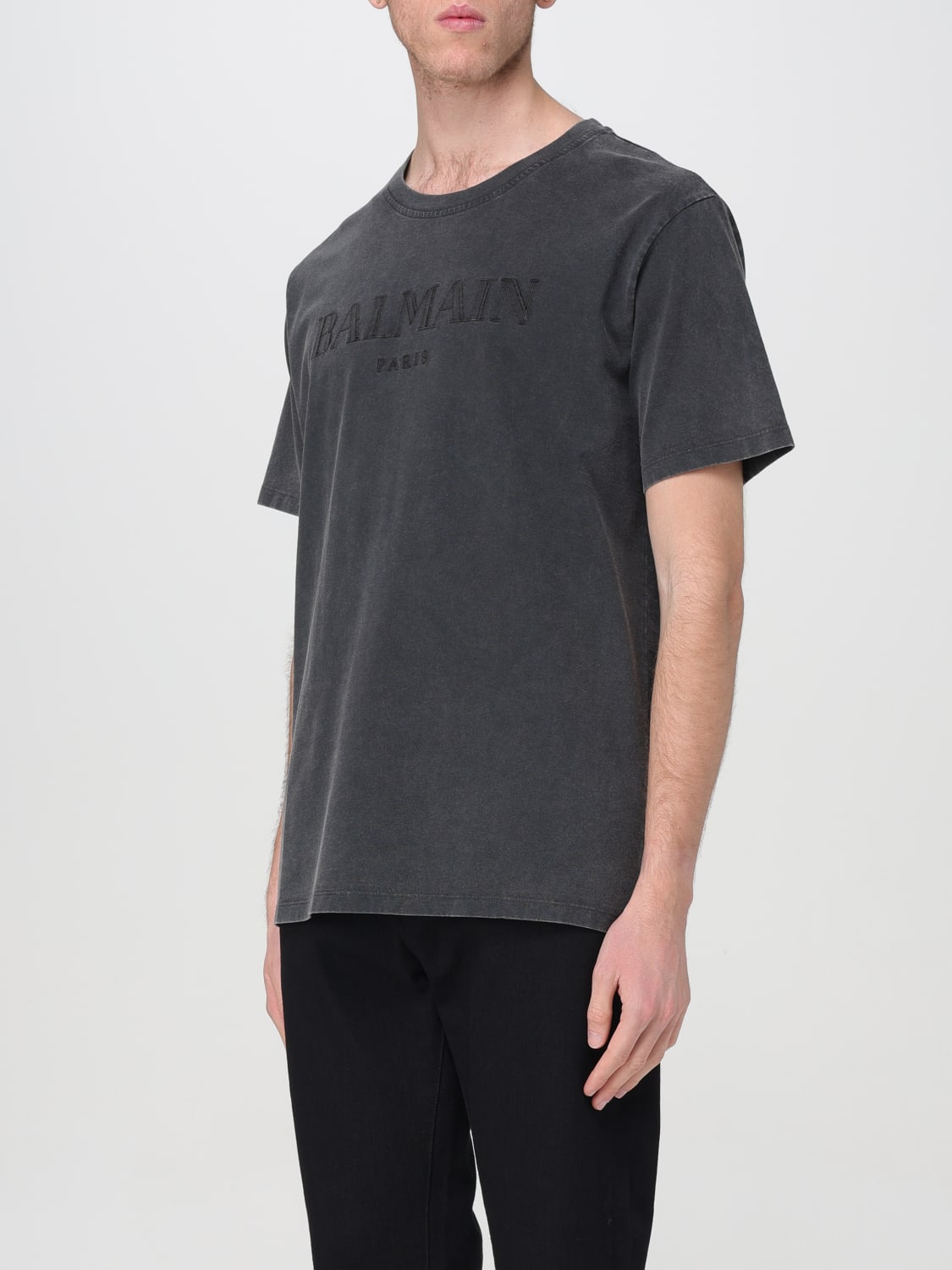 BALMAIN T-SHIRT: T-shirt men Balmain, Black - Img 4