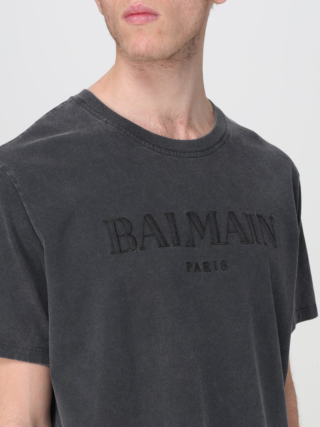 BALMAIN T-SHIRT: T-shirt men Balmain, Black - Img 5