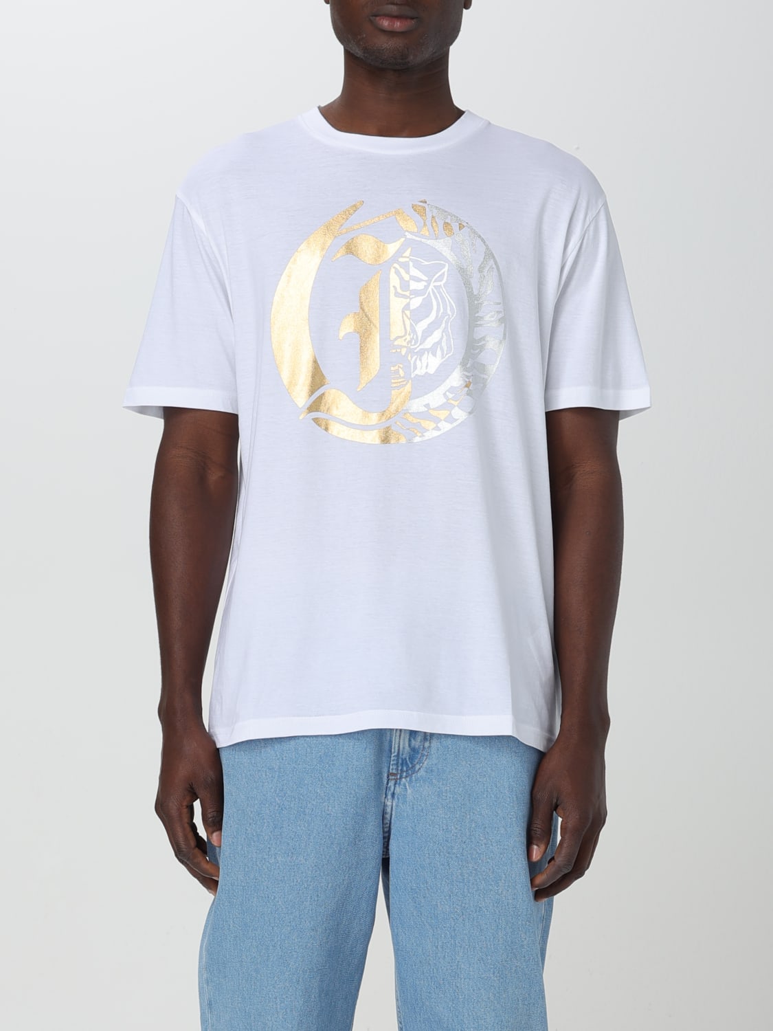 Giglio T-shirt di cotone Just Cavalli