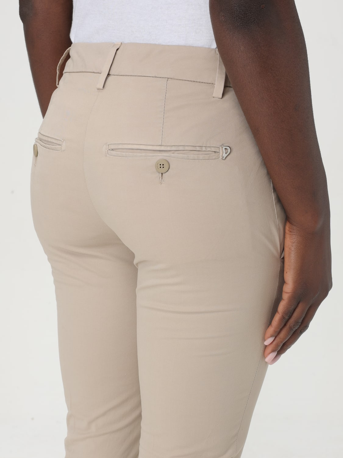 DONDUP PANTS: Jeans woman Dondup, Beige - Img 3