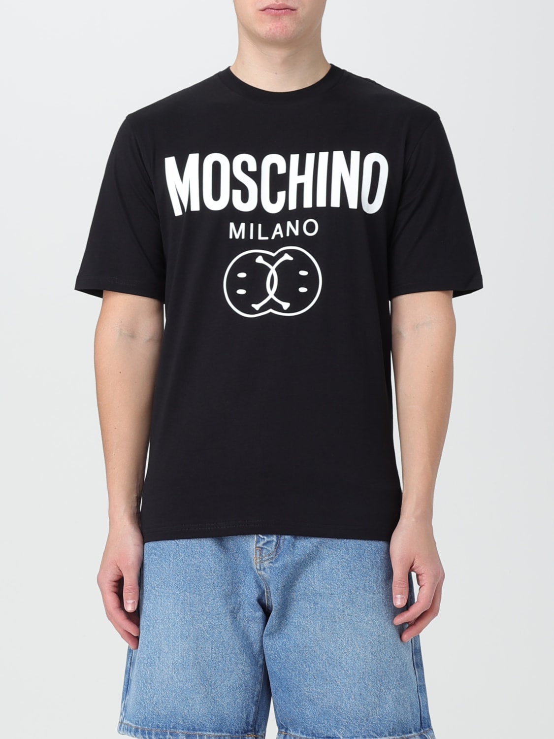 Giglio T-shirt Moschino Couture a girocollo in cotone