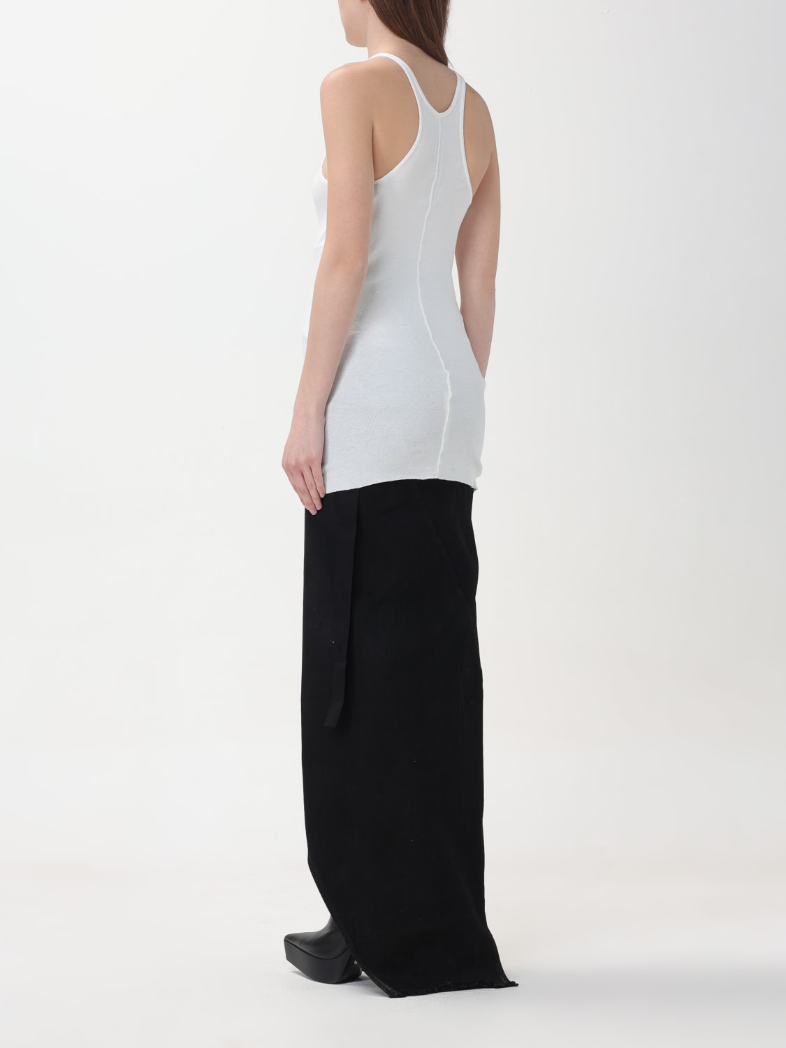 RICK OWENS DRKSHDW TOP: Top mujer Drkshdw, Blanco - Img 3