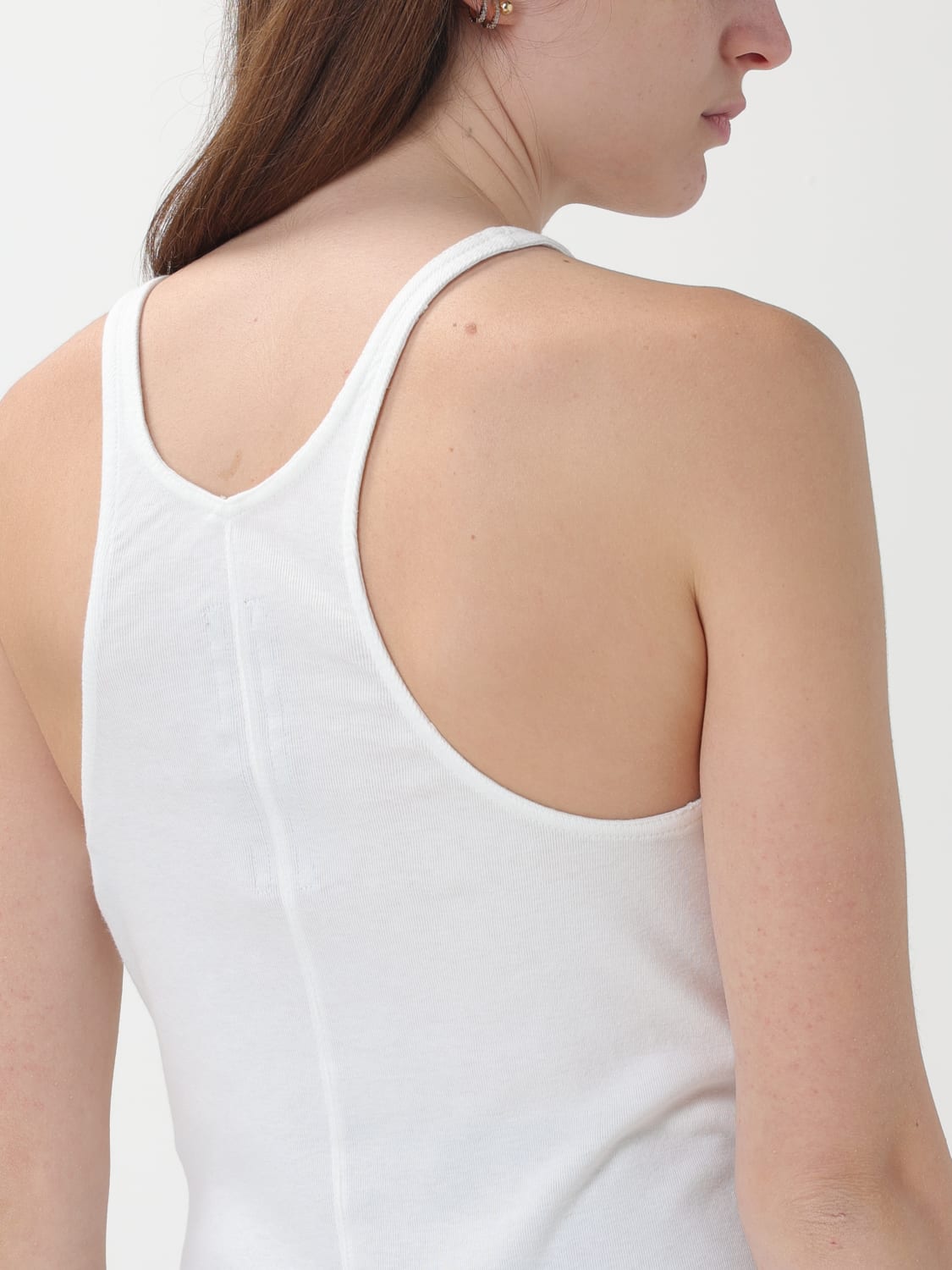 RICK OWENS DRKSHDW TOP: Top mujer Drkshdw, Blanco - Img 5