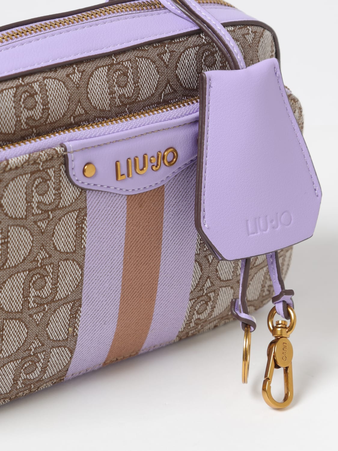 LIU JO MINI BAG: Crossbody bags woman Liu Jo, Beige - Img 3