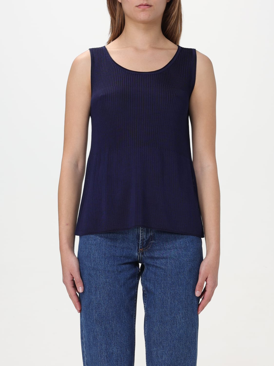 A.P.C. TOP: Top woman A.P.C., Blue - Img 1