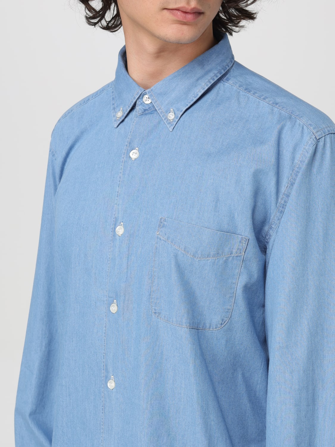 WOOLRICH SHIRT: Shirt men Woolrich, Blue - Img 3