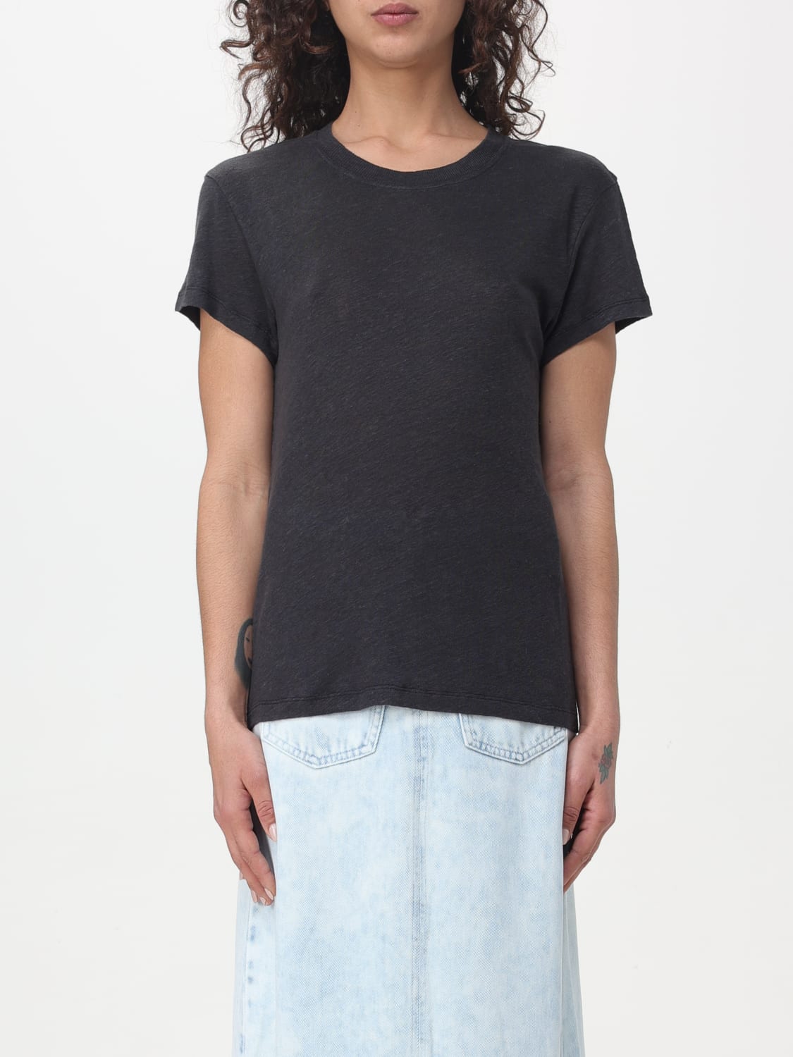 IRO T-SHIRT: T-shirt woman Iro, Black - Img 1