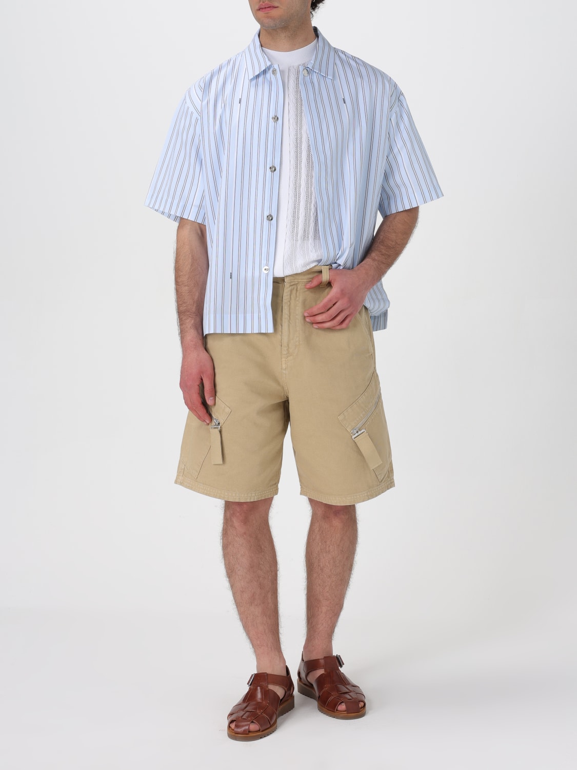 JACQUEMUS SHORT: Short homme Jacquemus, Beige - Img 2