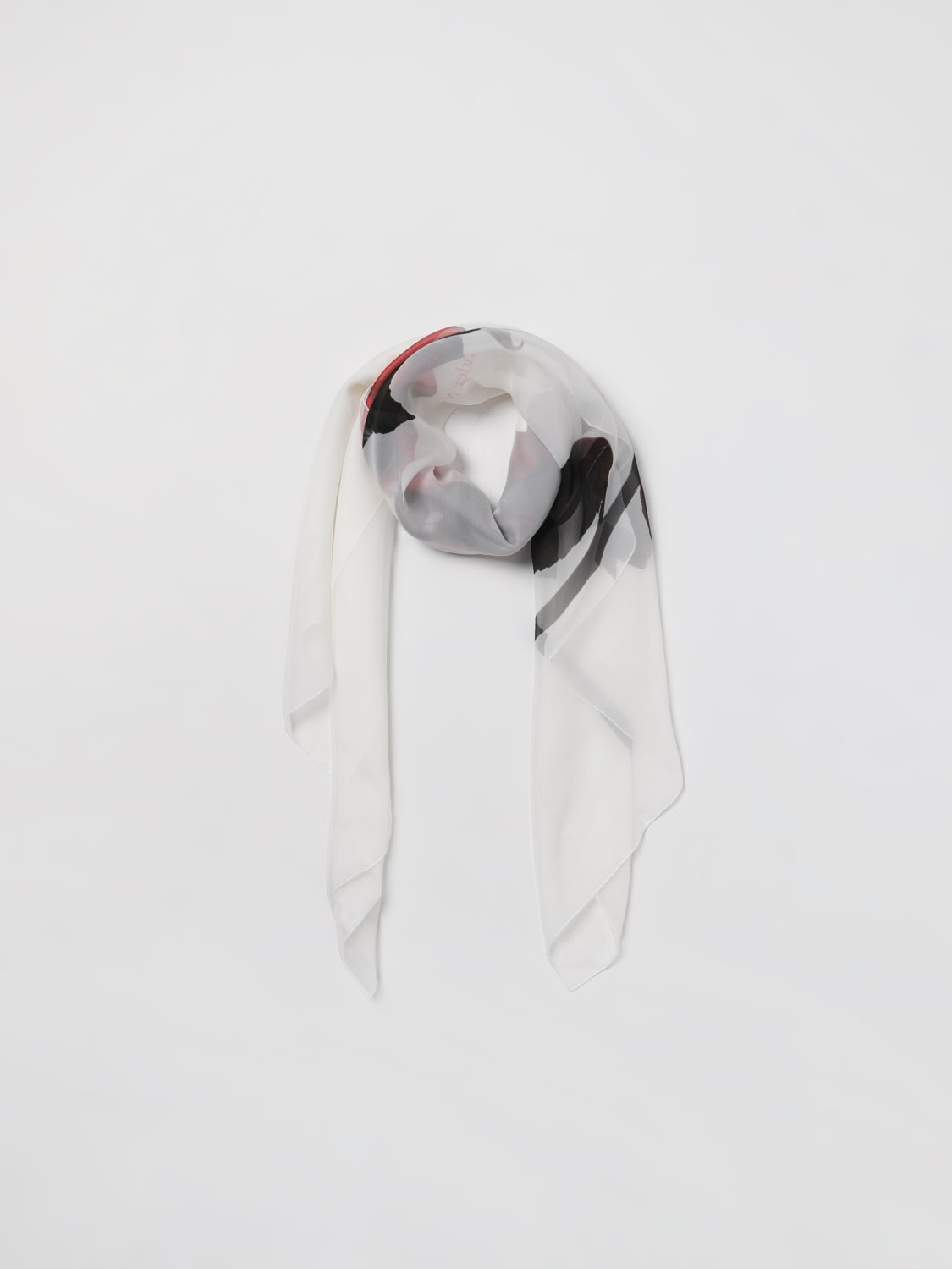 スカーフ ALEXANDER MCQUEEN Woman Scarf White 7925273060Q 9074 McQueen Outlet: Scarf woman - White | McQueen scarf