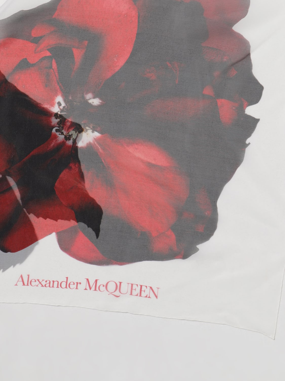 スカーフ ALEXANDER MCQUEEN Woman Scarf White 7925273060Q 9074 McQueen Outlet: Scarf woman - White | McQueen scarf