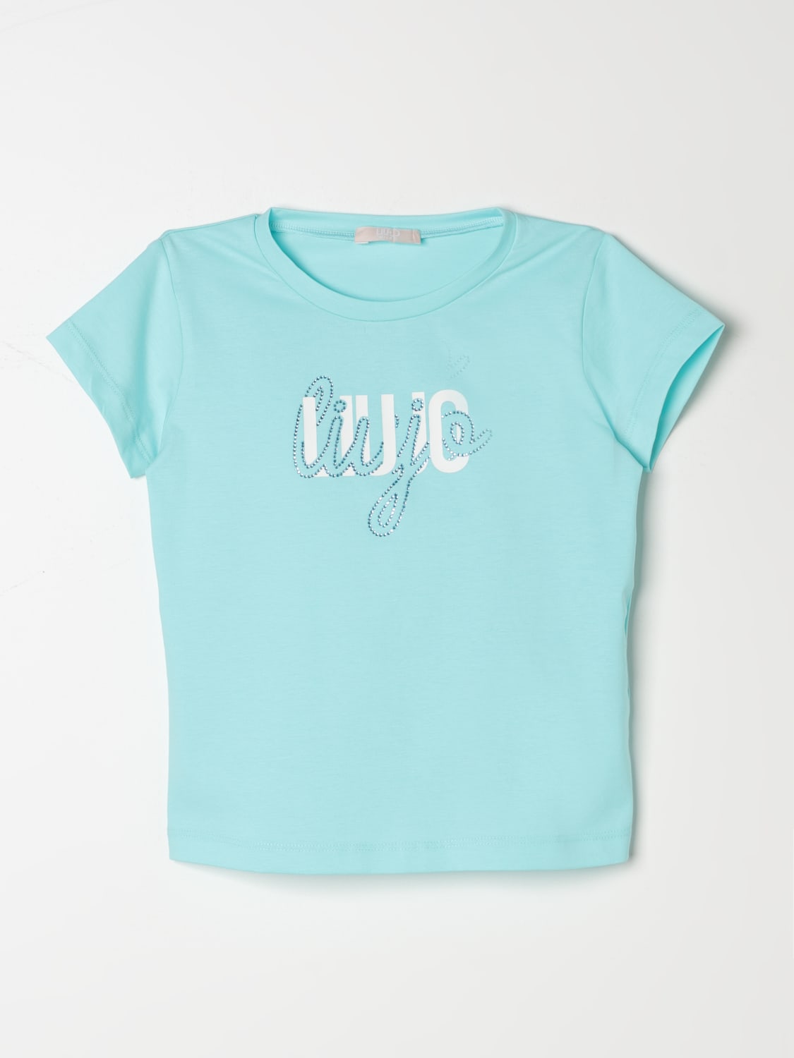 LIU JO T-SHIRT: T-shirt kids Liu Jo Kids, Turquoise - Img 1