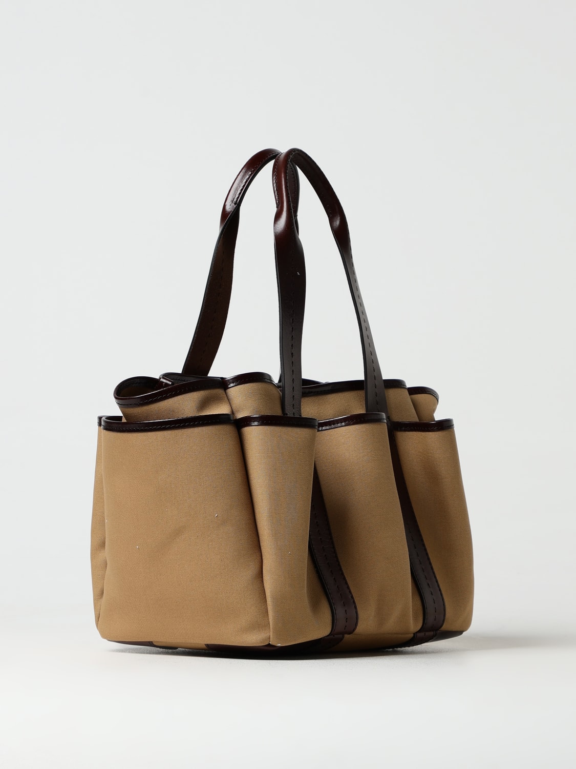 MAX MARA SCHULTERTASCHE: Schultertasche damen Max Mara, Braun - Img 3