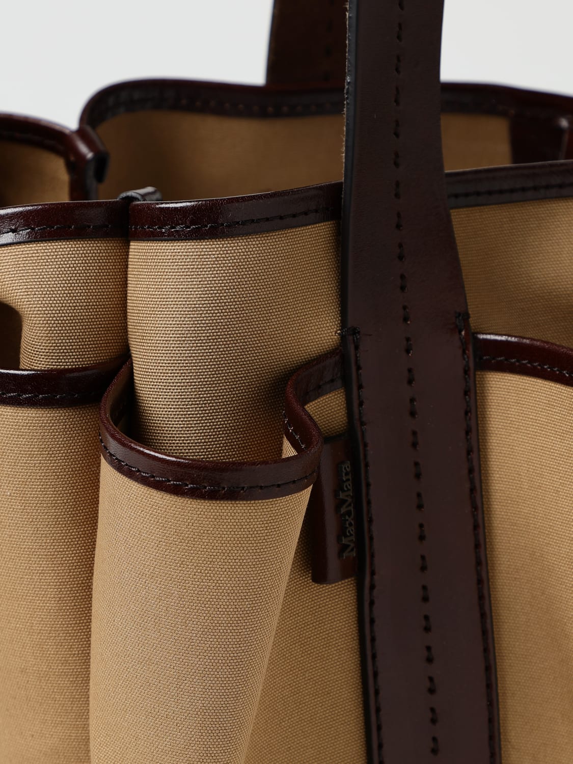 MAX MARA SCHULTERTASCHE: Schultertasche damen Max Mara, Braun - Img 4