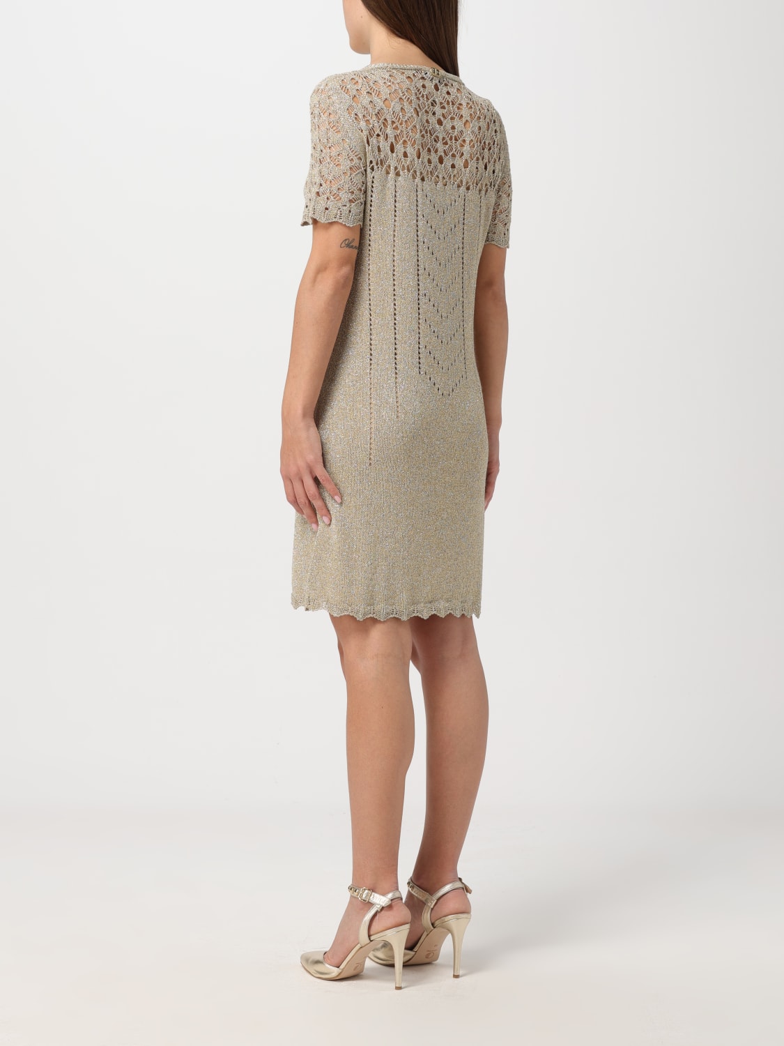 TWINSET KLEIDER: Kleid damen Twinset, Beige - Img 2