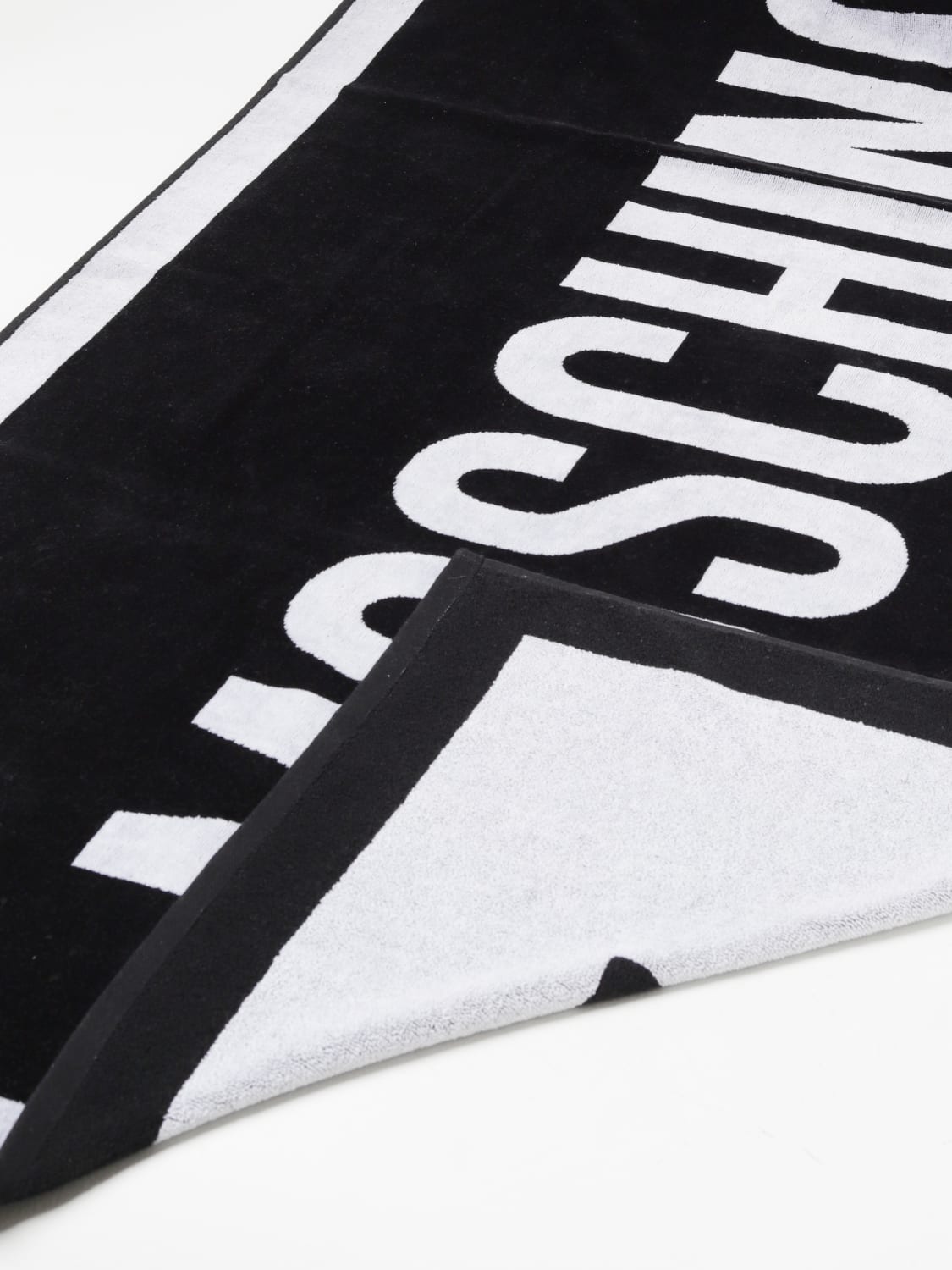 MOSCHINO SWIM BATH AND BEACH TOWELS: スイムウェア メンズ Moschino Swim, ブラック - Img 2