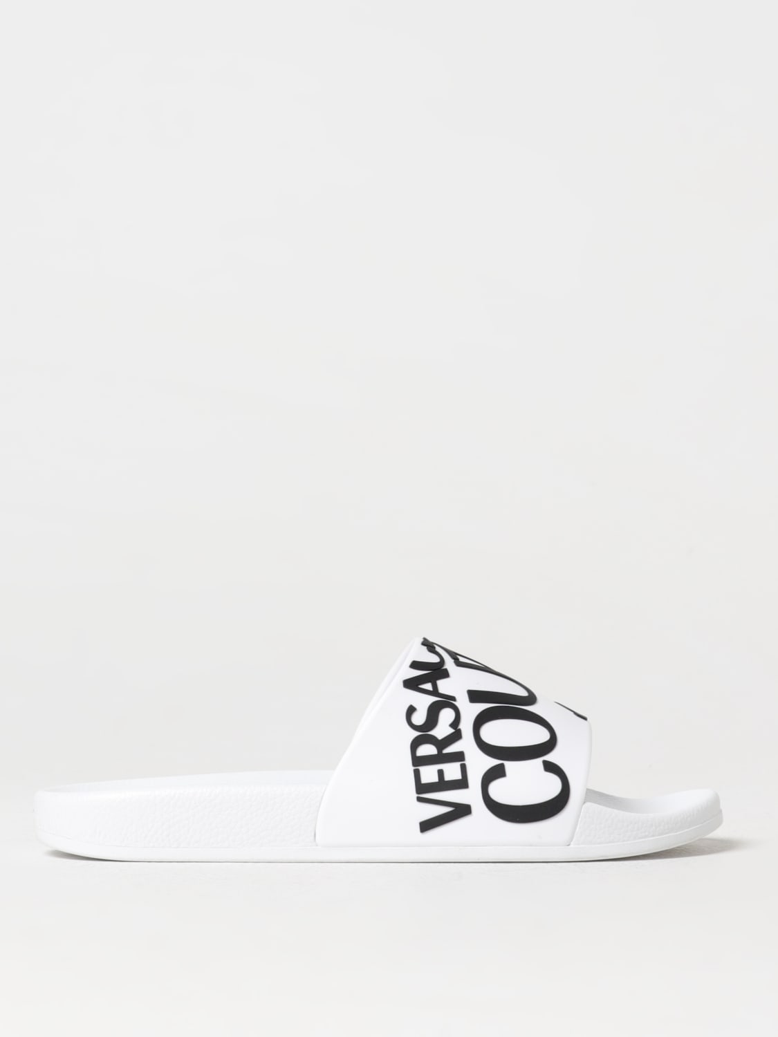 VERSACE JEANS COUTURE SANDALS: Shoes men Versace Jeans Couture, White - Img 1