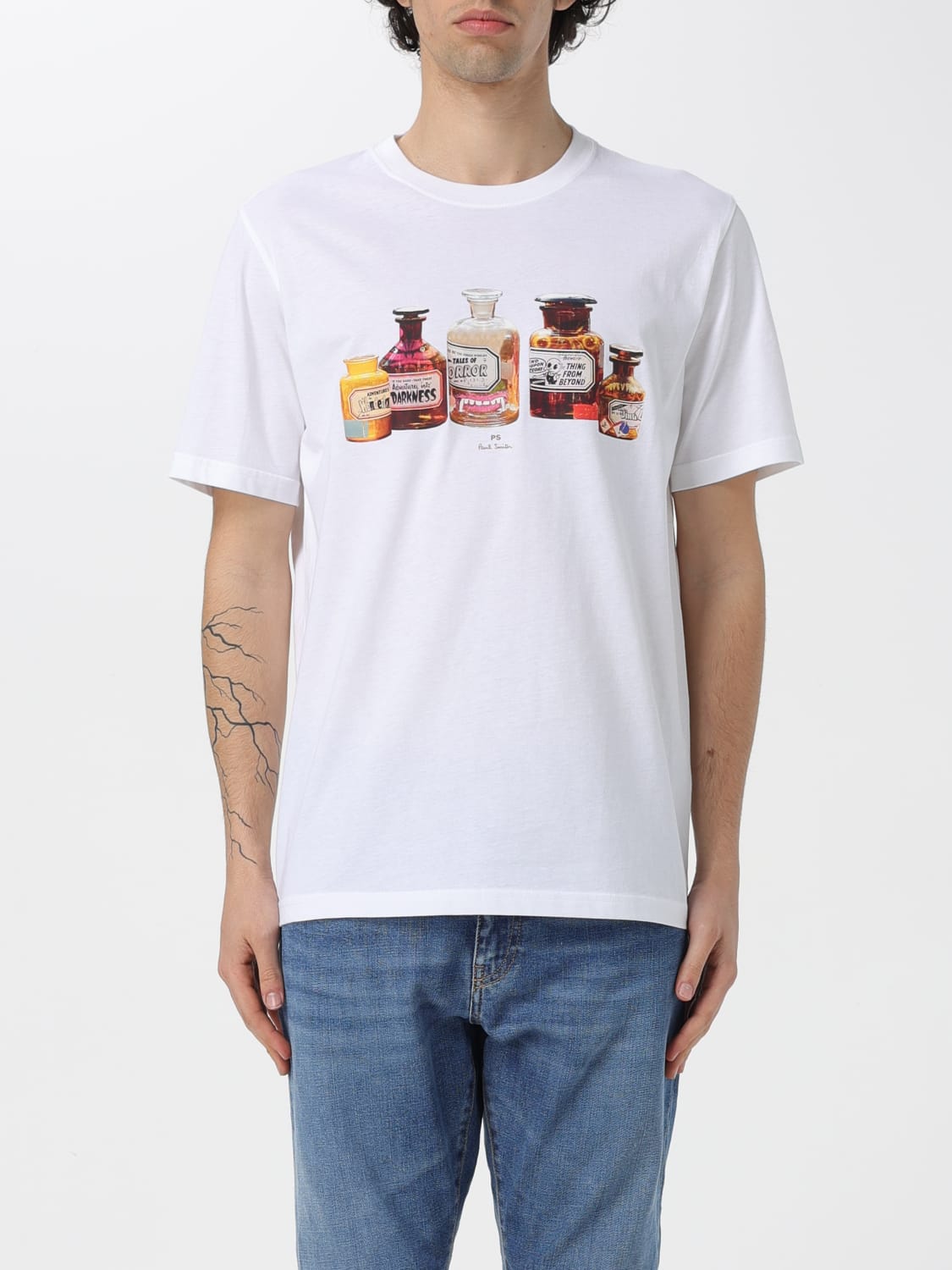 PS PAUL SMITH T-SHIRT: T-shirt homme Ps Paul Smith, Blanc - Img 1