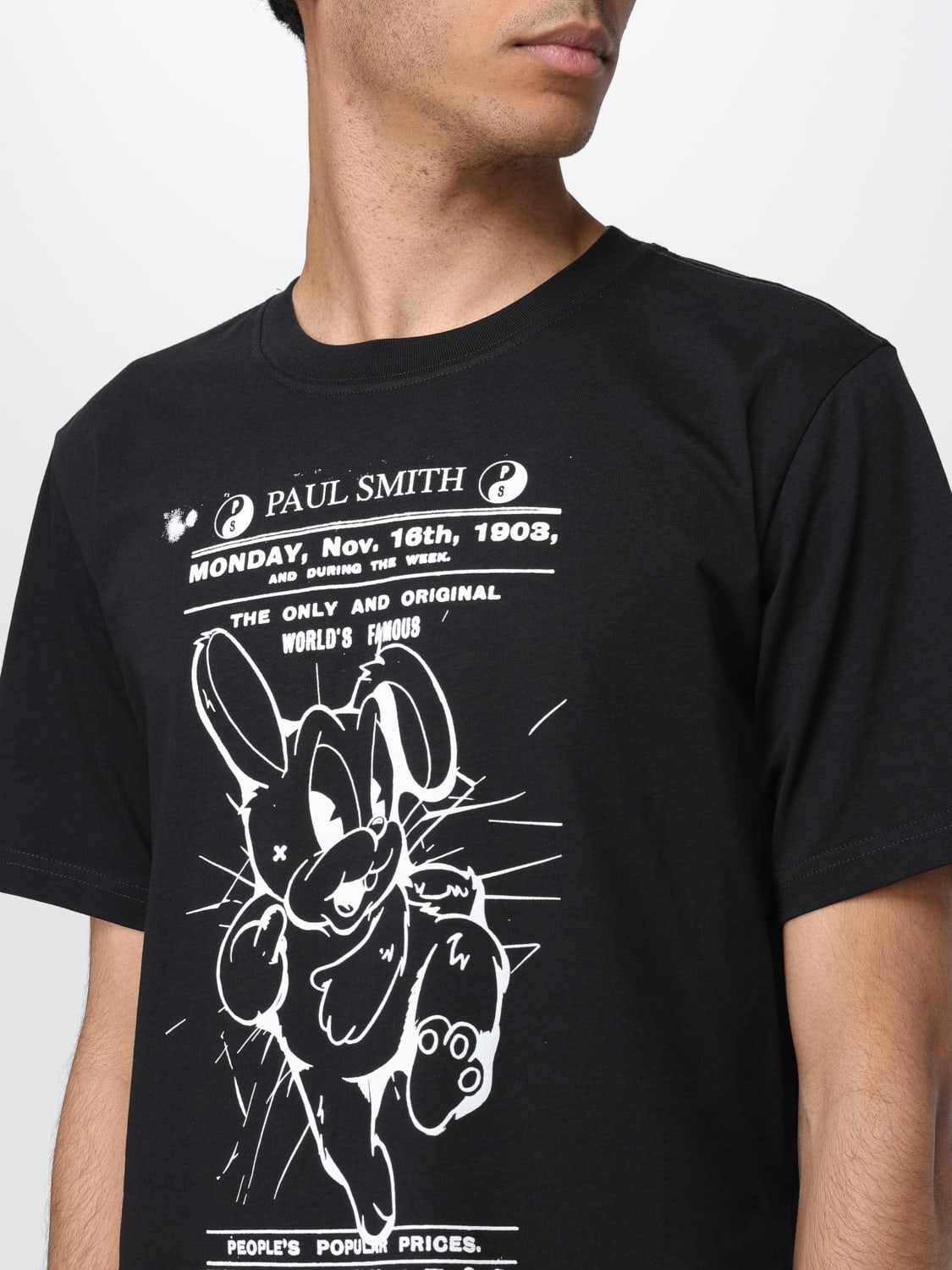 PS PAUL SMITH T-SHIRT: T-shirt men Ps Paul Smith, Black - Img 3