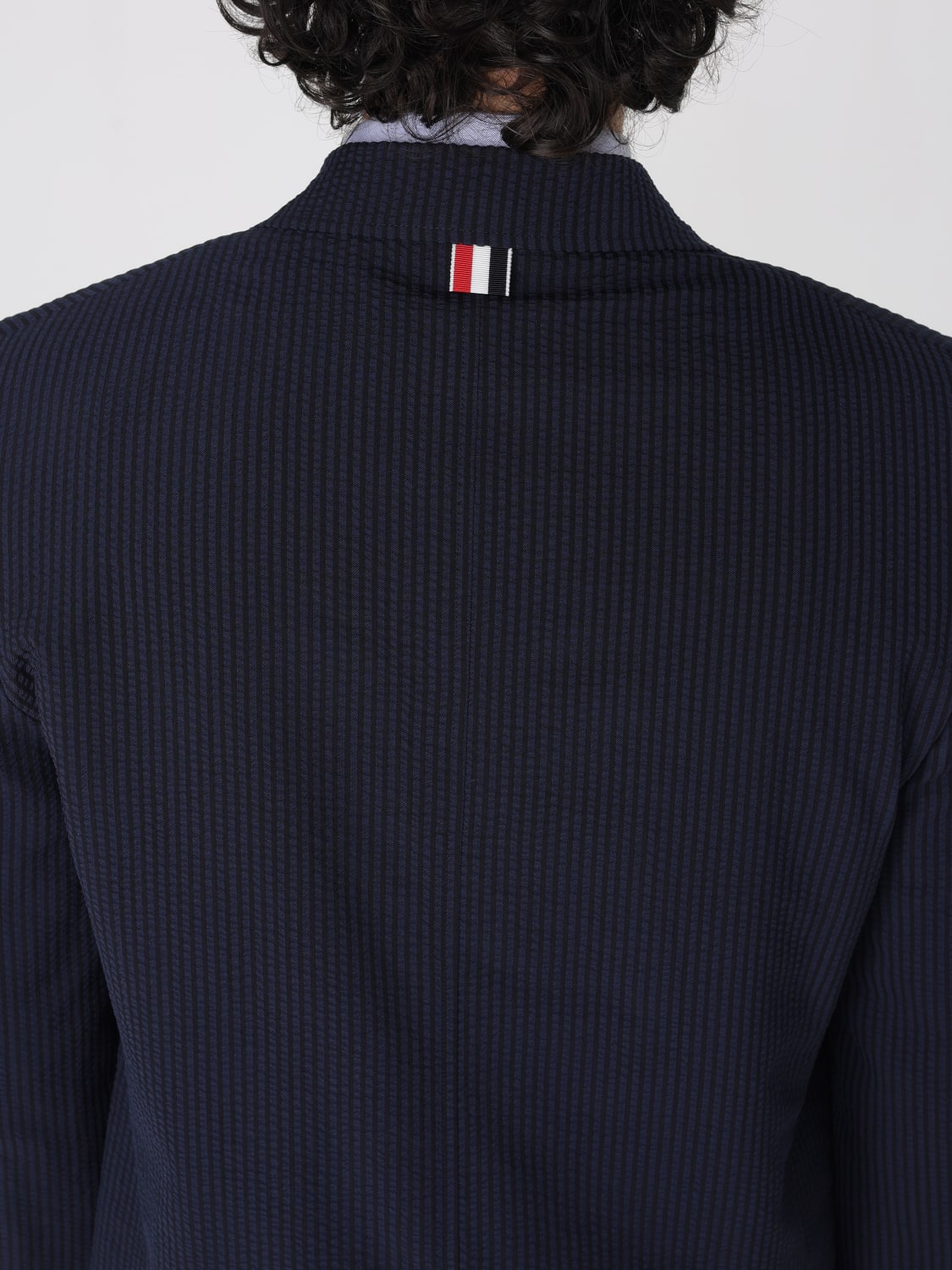 THOM BROWNE JACKET: Thom Browne men's blazer, Blue - Img 5