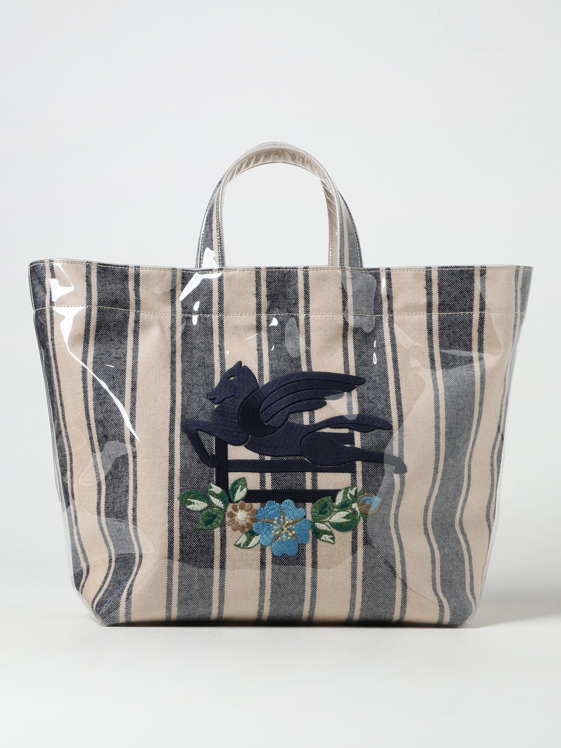 Giglio Borsa tote Etro in canvas e PVC