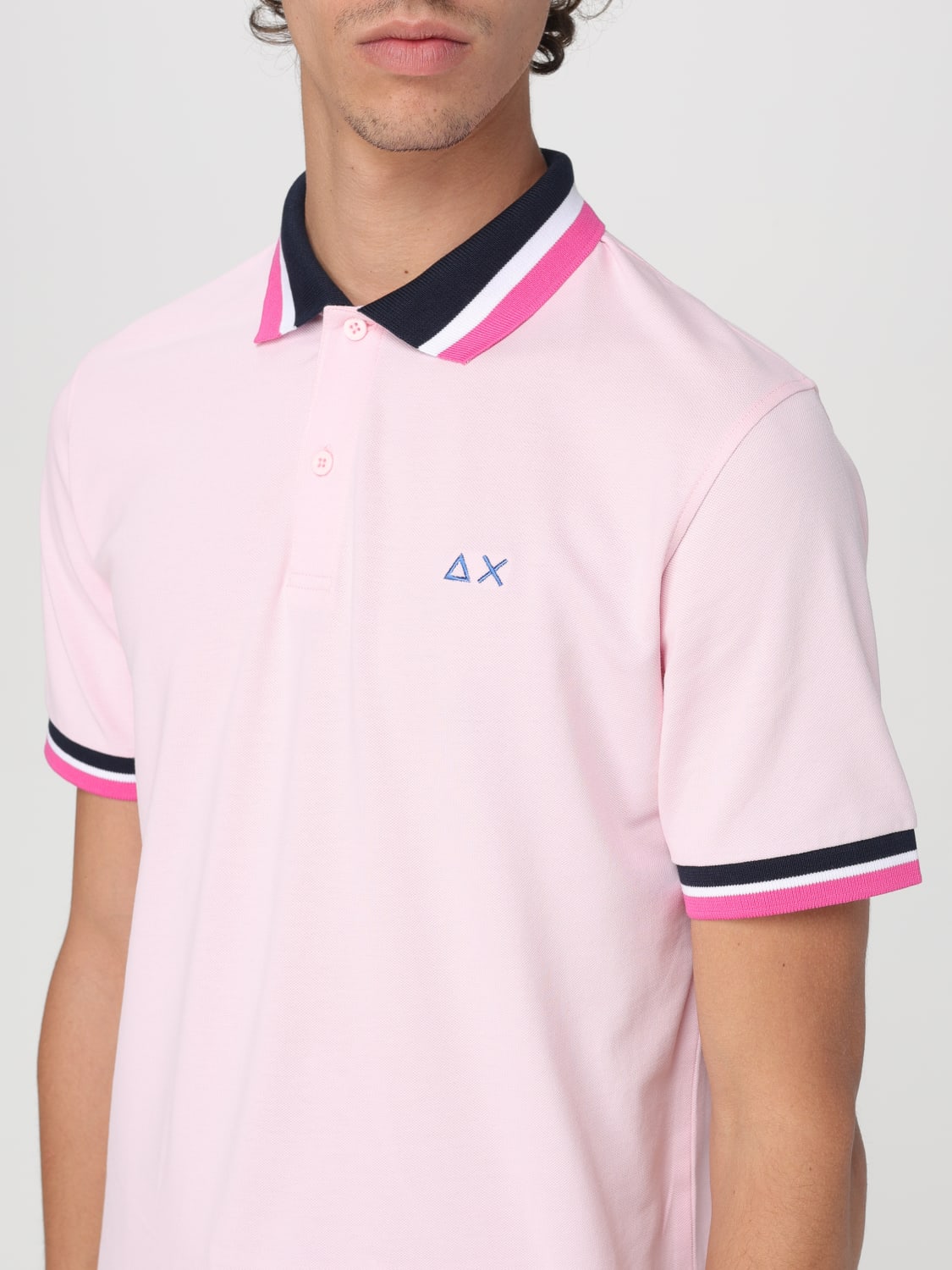 SUN 68 POLO: T-shirt herren Sun 68, Cyclamen - Img 3