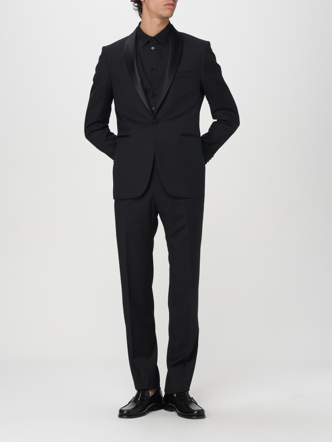TAGLIATORE SUIT: Suit men Tagliatore, Black - Img 2
