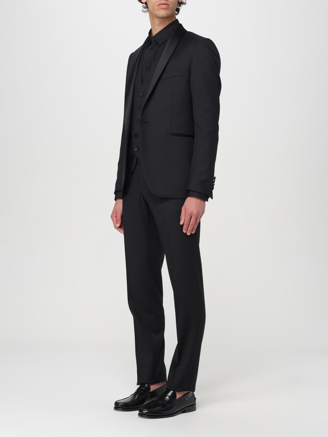 TAGLIATORE SUIT: Suit men Tagliatore, Black - Img 4