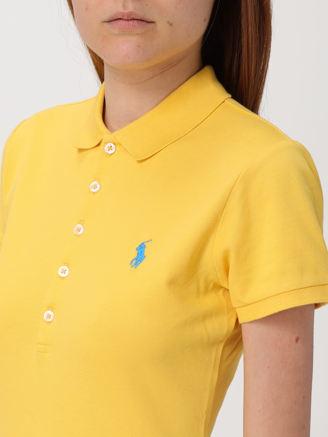 POLO RALPH LAUREN POLO SHIRT: T-shirt woman Polo Ralph Lauren, Yellow - Img 3