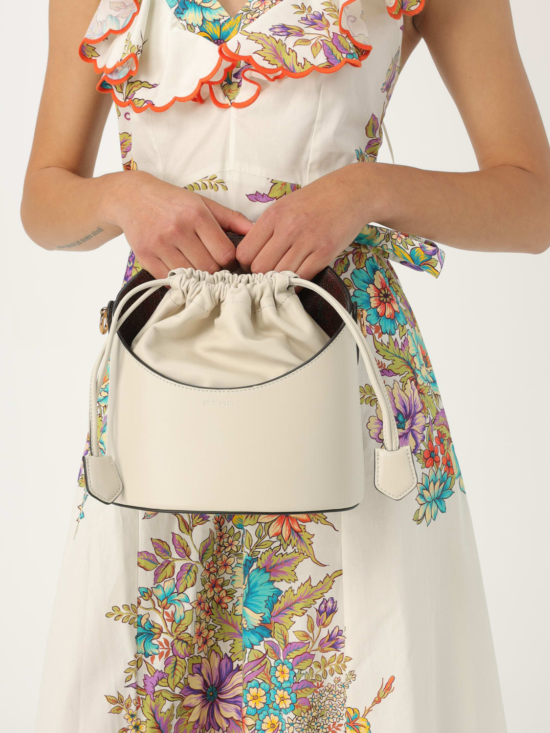 ETRO BOLSO DE MANO: Bolso de mano mujer Etro, Nata - Img 2