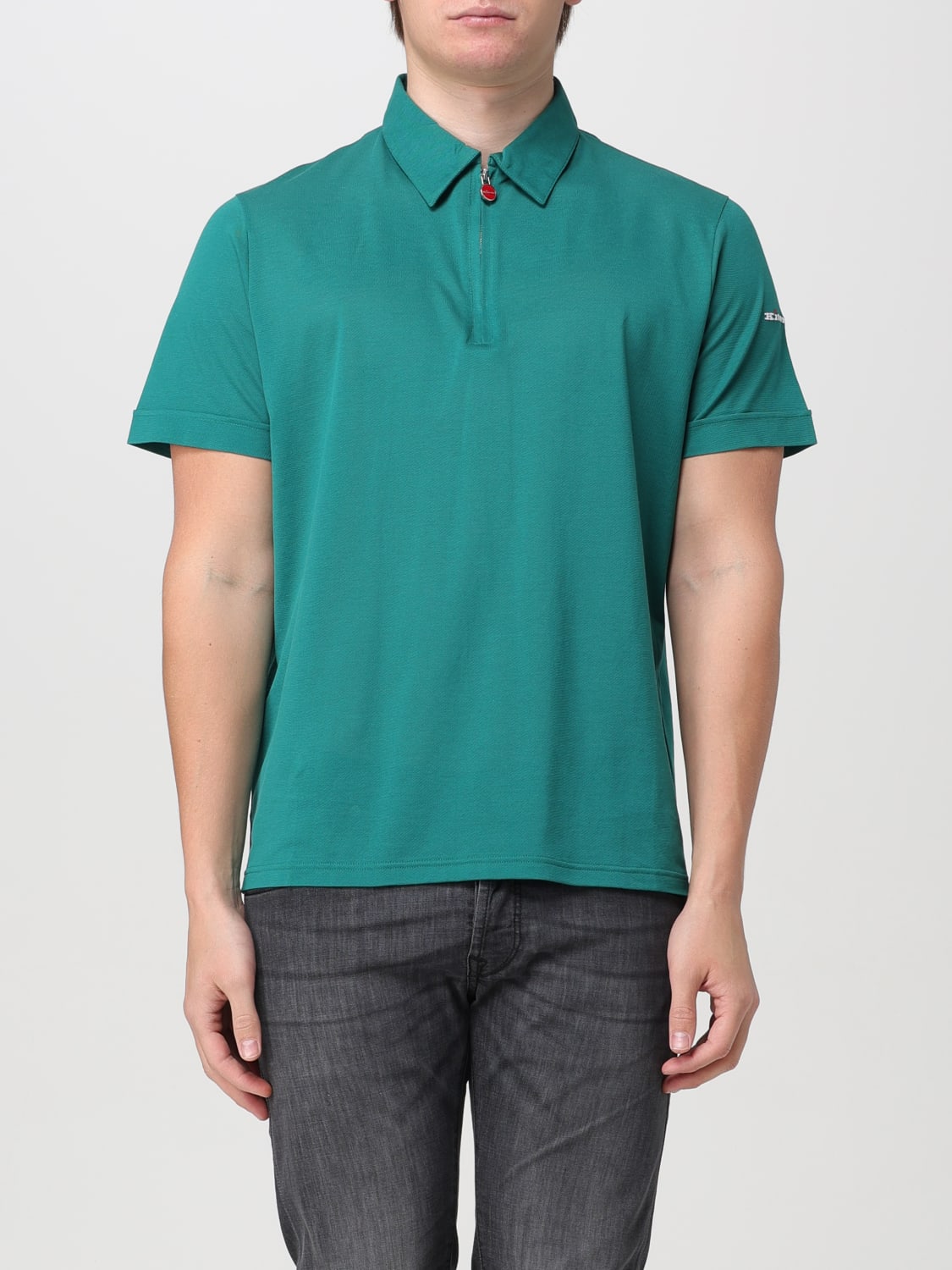 KITON POLO SHIRT: Polo shirt men Kiton, Green - Img 1